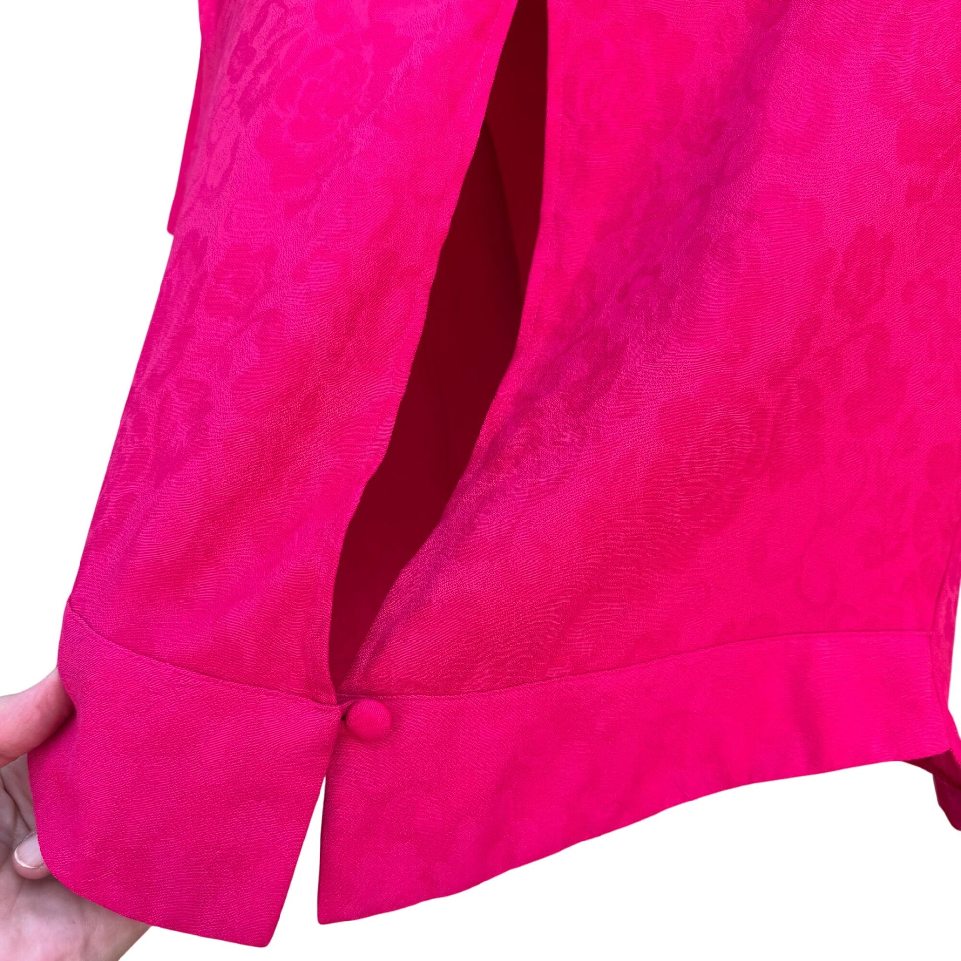 Karin Stevens Petites Vintage 2-Piece Pink Dress & Button-Up Jacket Set 10P