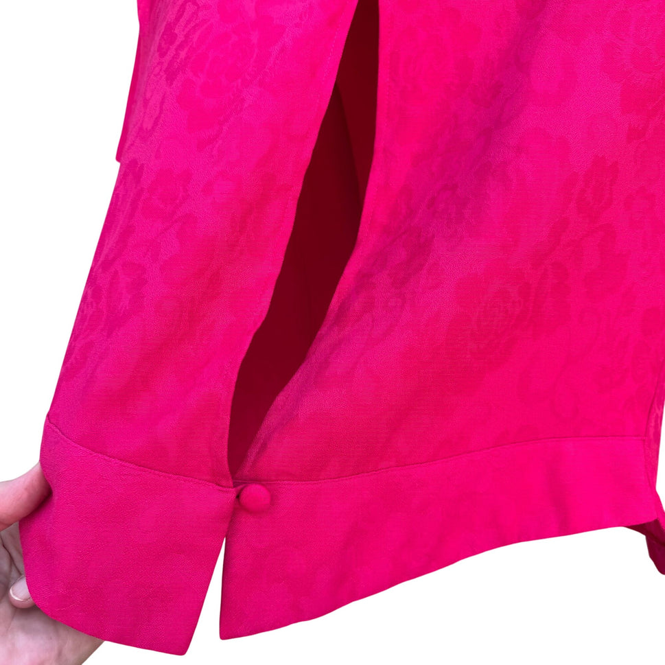 Karin Stevens Petites Vintage 2-Piece Pink Dress & Button-Up Jacket Set 10P