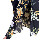 Switch Womens Vintage Y2K Sleeveless Navy Floral Flowy Maxi Sundress Whimseygoth Dress 22W 3 image