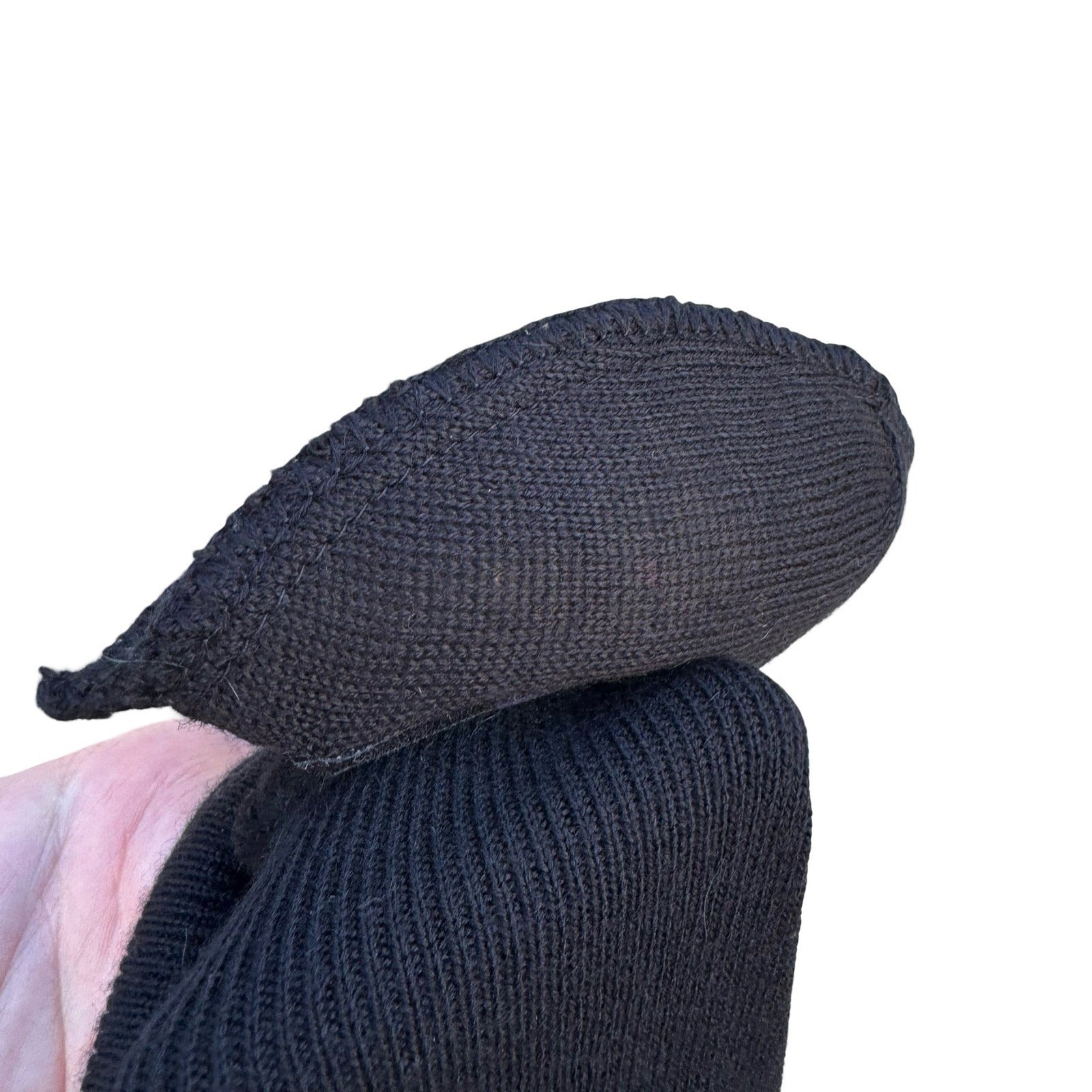 Liz Claiborne Vintage 90s Black Wool Blend Polo Collar Long Sleeve Sweater PS