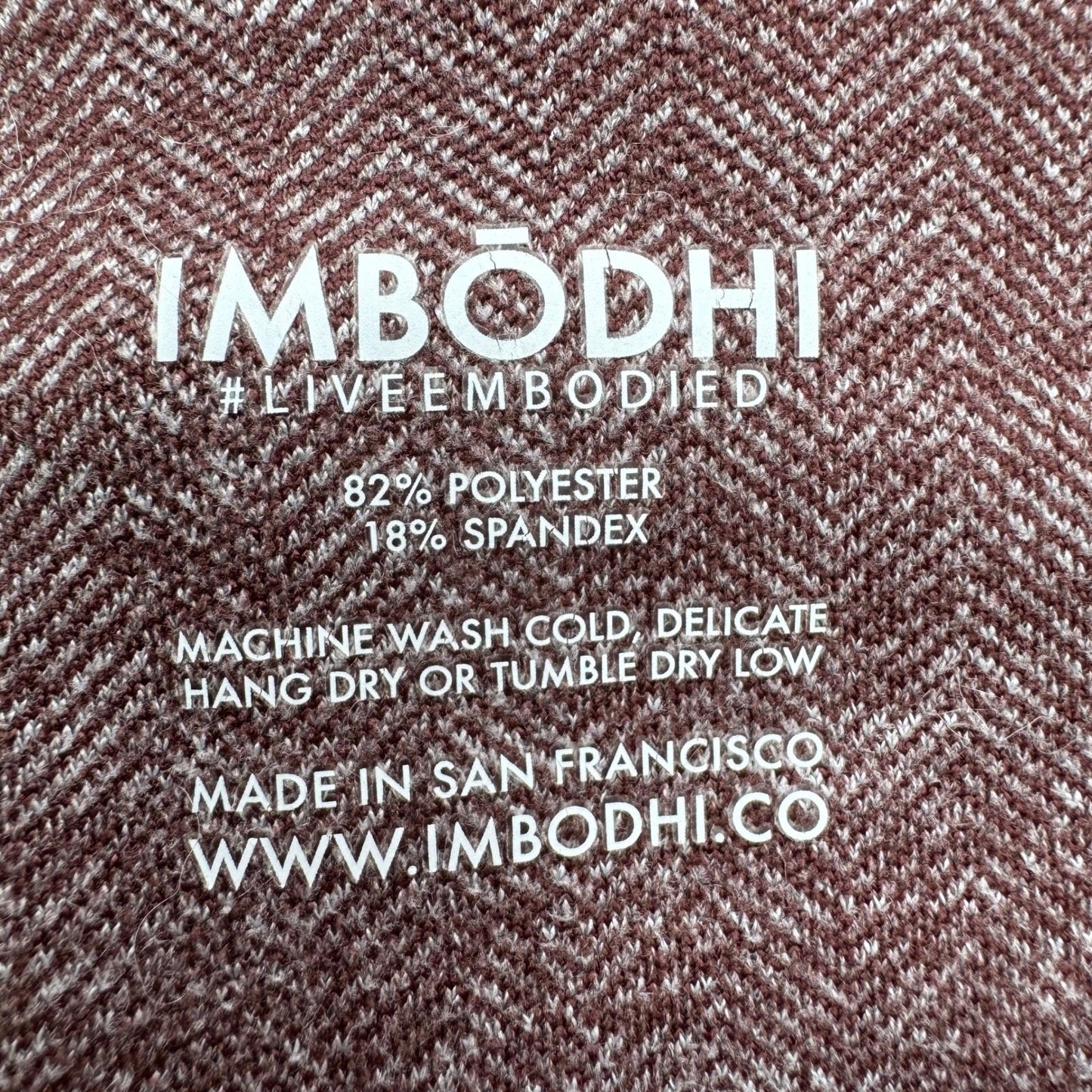 Imbodhi Athleisure Herringbone Knit Harem Jumpsuit Sustainable Yoga Loungewear S