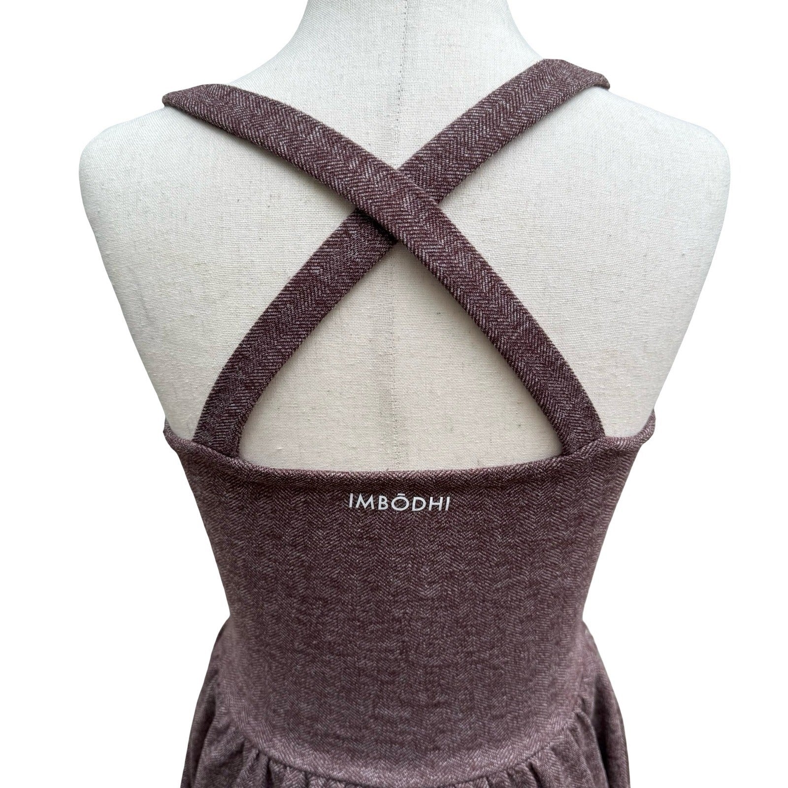Imbodhi Athleisure Herringbone Knit Harem Jumpsuit Sustainable Yoga Loungewear S