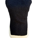 Switch Goth Y2K Black Fuzzy Knit Backless Tie Crop Camisole Top Emo Grunge Whimsigoth M 3 image