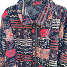 Switch Vintage Grannycore Boho Artsy Floral Tapestry Reversible Patchwork Jacket 2XL 2 image
