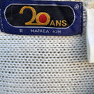 Switch 20 Ans By Mariea Kim Vintage Womens V-Neck Knit Chevron Sweater Dolman Sleeve M 2 image