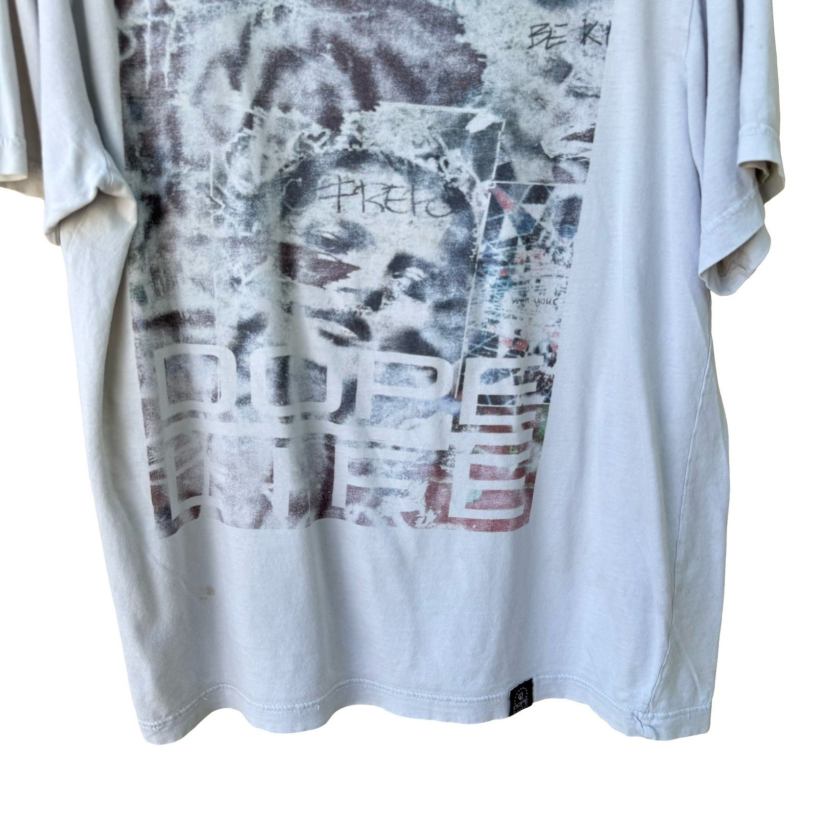 Dope Life New York Graphic Shirt Streetwear Brooklyn Made Tee Urban Gray Mens L