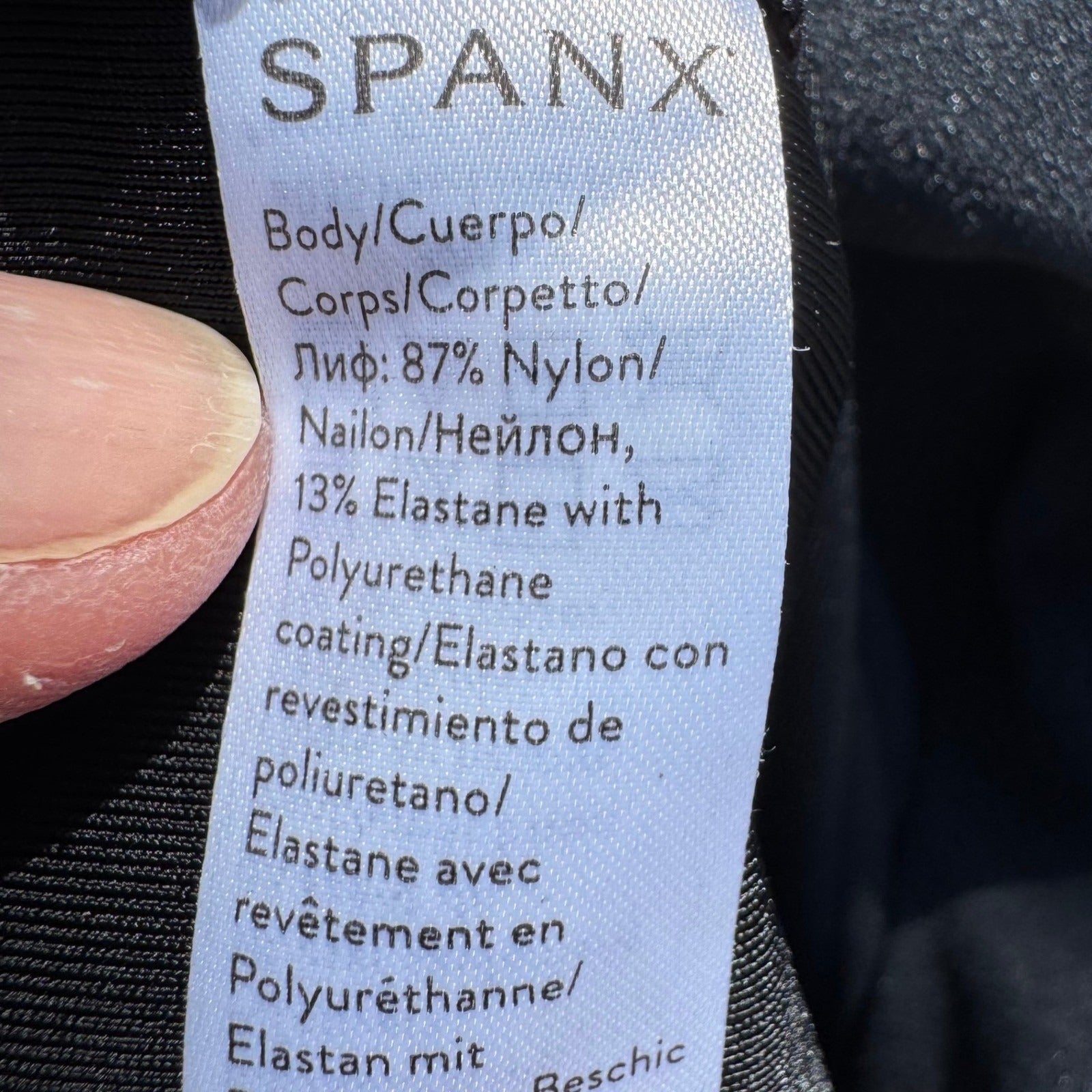 Spanx Mama Faux Leather Edgy Leggings Black Maternity Over the Belly S 20201R