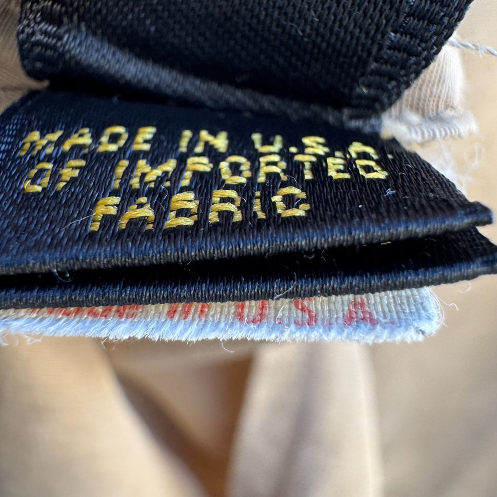 Donna Karan New York Vintage Linen Silk Blend Beige Long-Sleeve Tunic Blouse Shirt