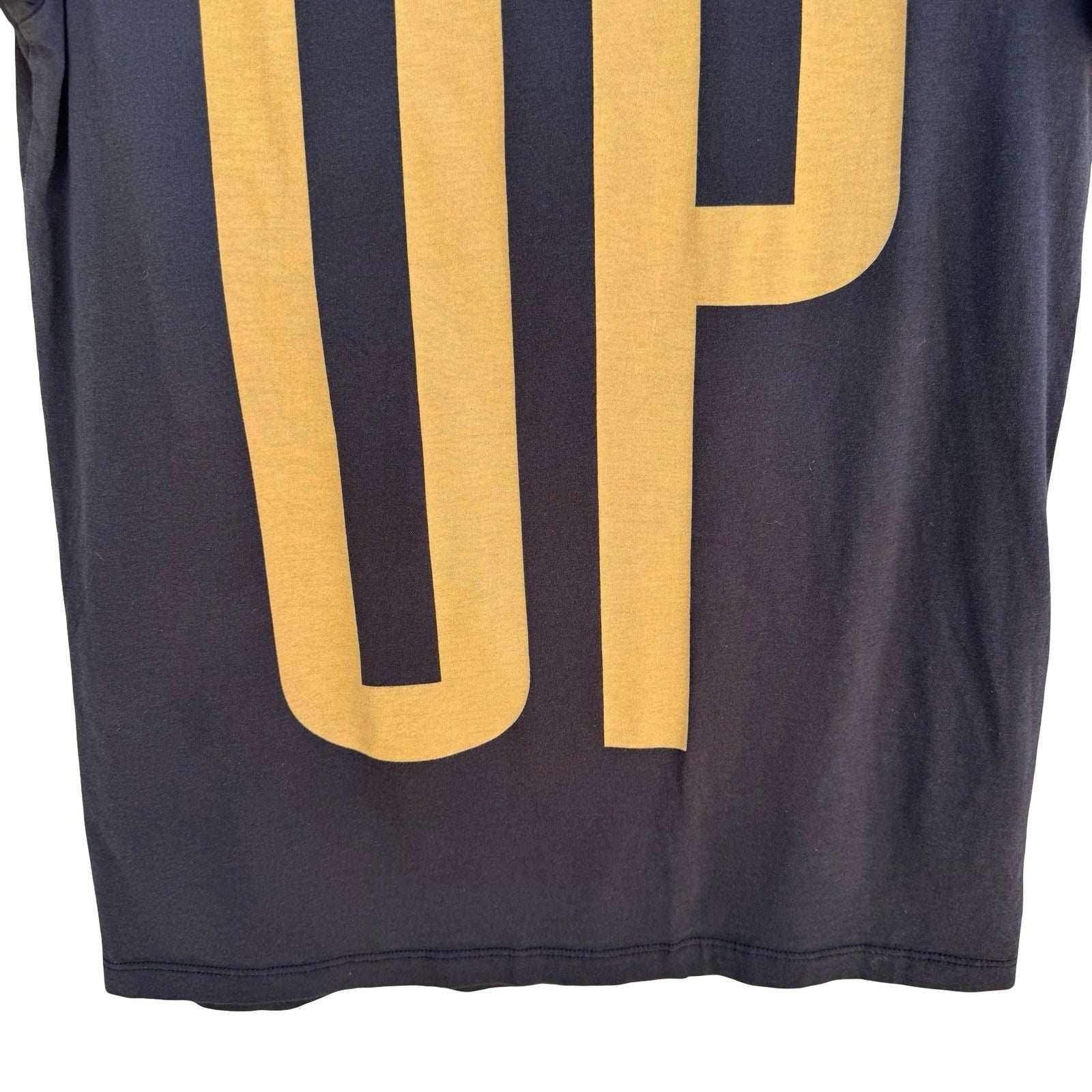 OPNK Mens S Black Pima Peruvian Cotton Graphic Print Tee Shirt Urban Streetwear