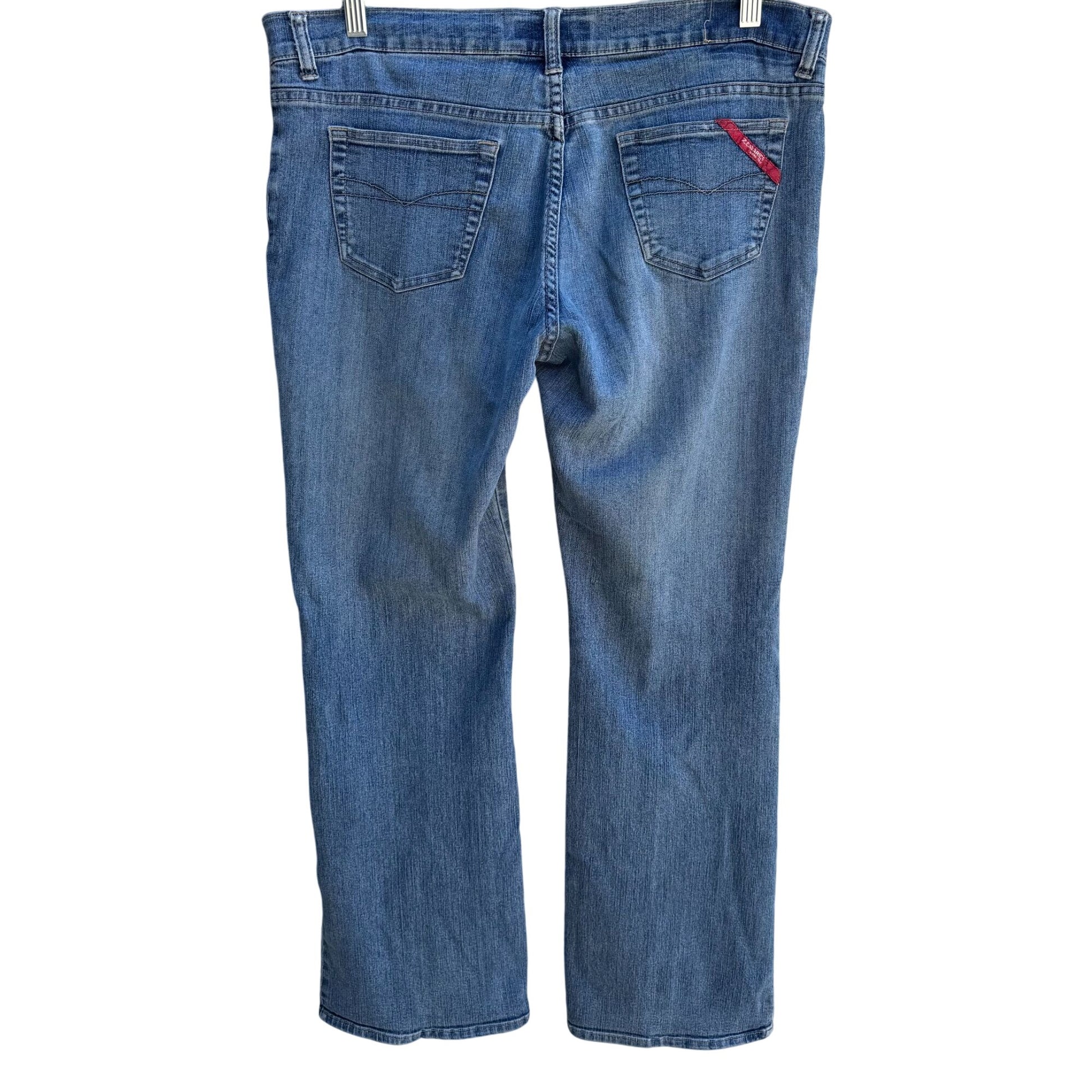 Z. Cavaricci Vintage Dumpster Girl Low Rise Blue Womens Bootcut Denim Jeans 13