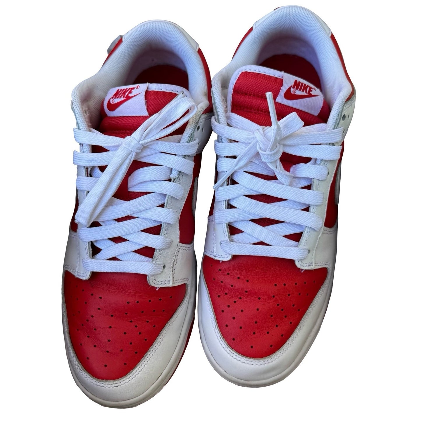 Nike Dunk Low Retro University Red White DD1391-600 Mens 10 BTTY St Johns Red