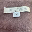 Switch Louis Verdad Y2K Minimalist Professional Brown Flare Leg Wide Waistband Pant 2 2 image