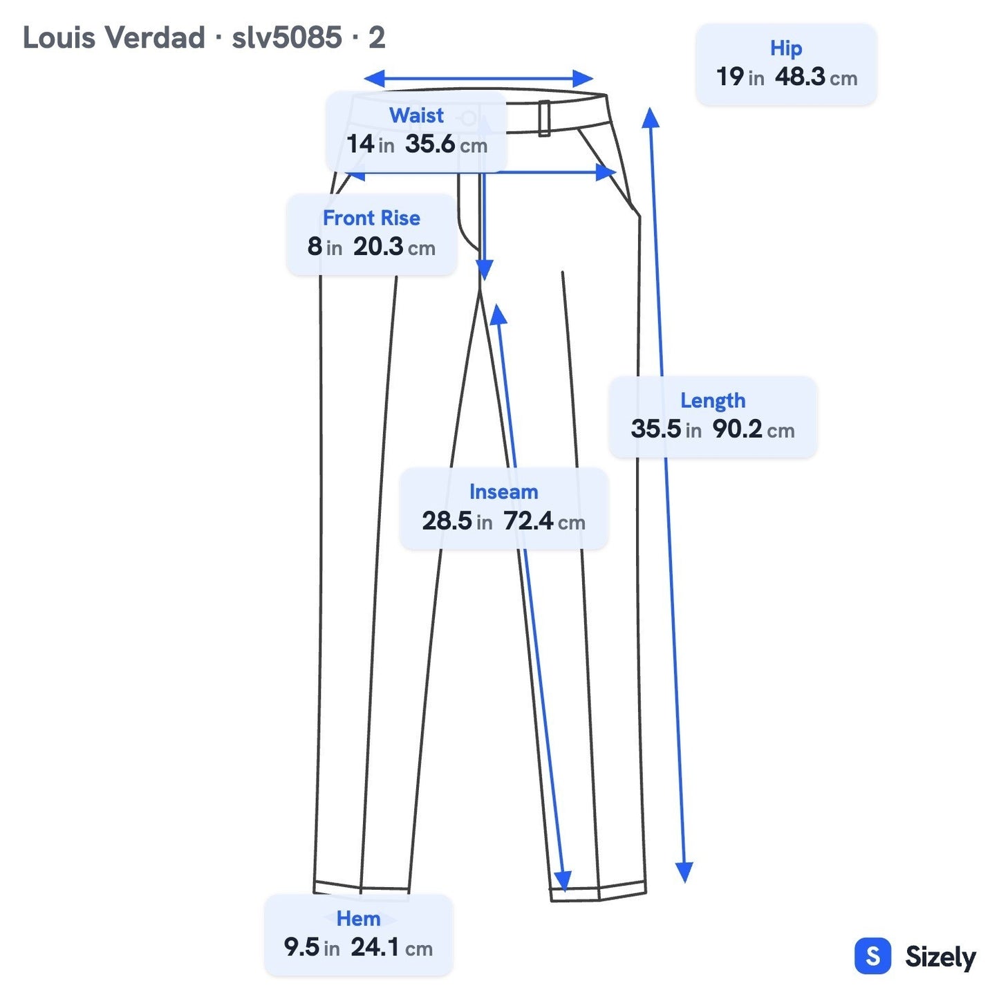 Louis Verdad Y2K Minimalist Professional Brown Flare Leg Wide Waistband Pant 2
