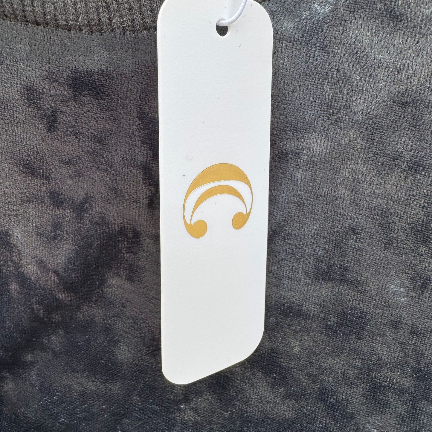 Charming Charlie Crushed Velvet Long Sleeve Top Ruffle Sleeve Fairytale Frost XL