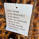 Switch Diane Gilman Leopard Print Sequin Cardigan Duster Coat Silk Brown Black New S 3 image