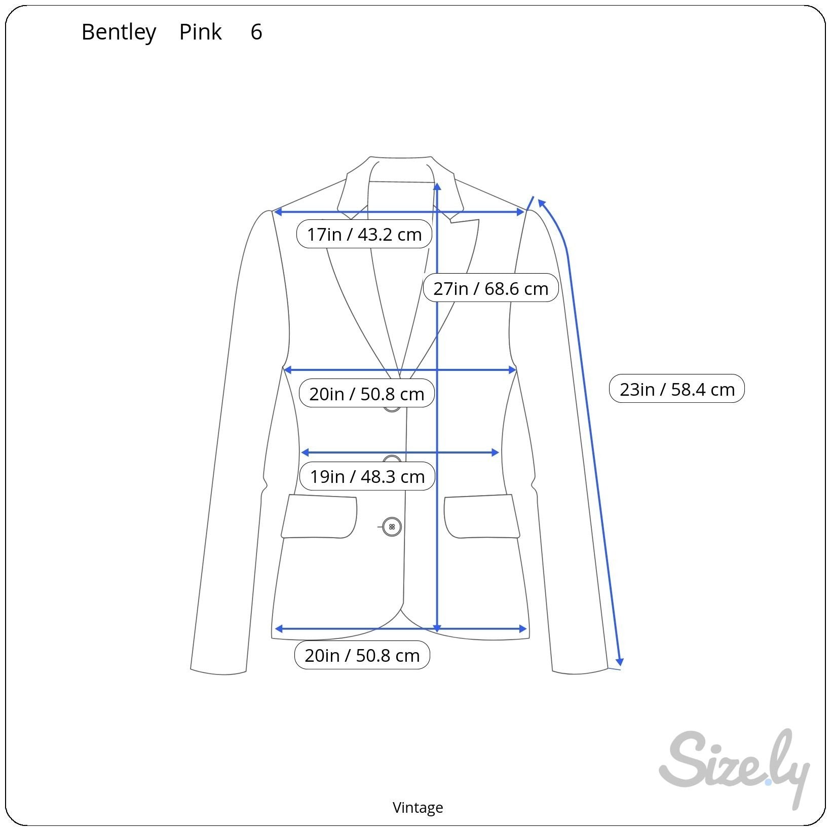 Bentley Vintage 80s Womens Pastel Pink Double-Breasted Preppy Blazer Jacket 6