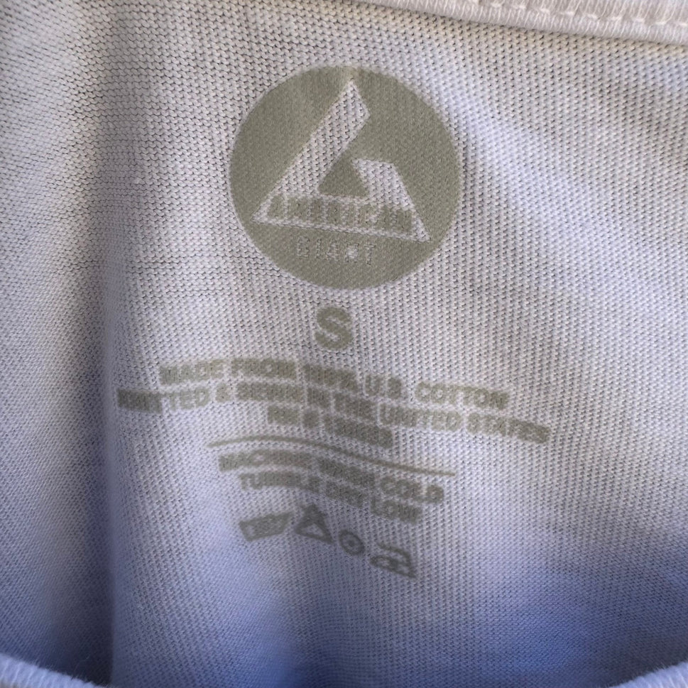 American Giant Minimalist Pocket Tee 100% US Sustainable Cotton White Womens S