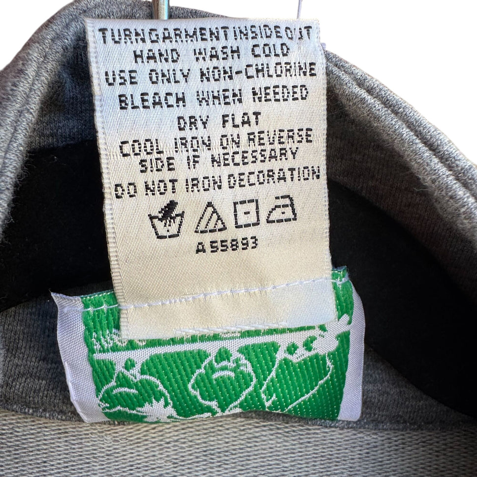 The Quacker Factory Womens Gray Rhinestone Embellished Pocket Zip Jacket New S