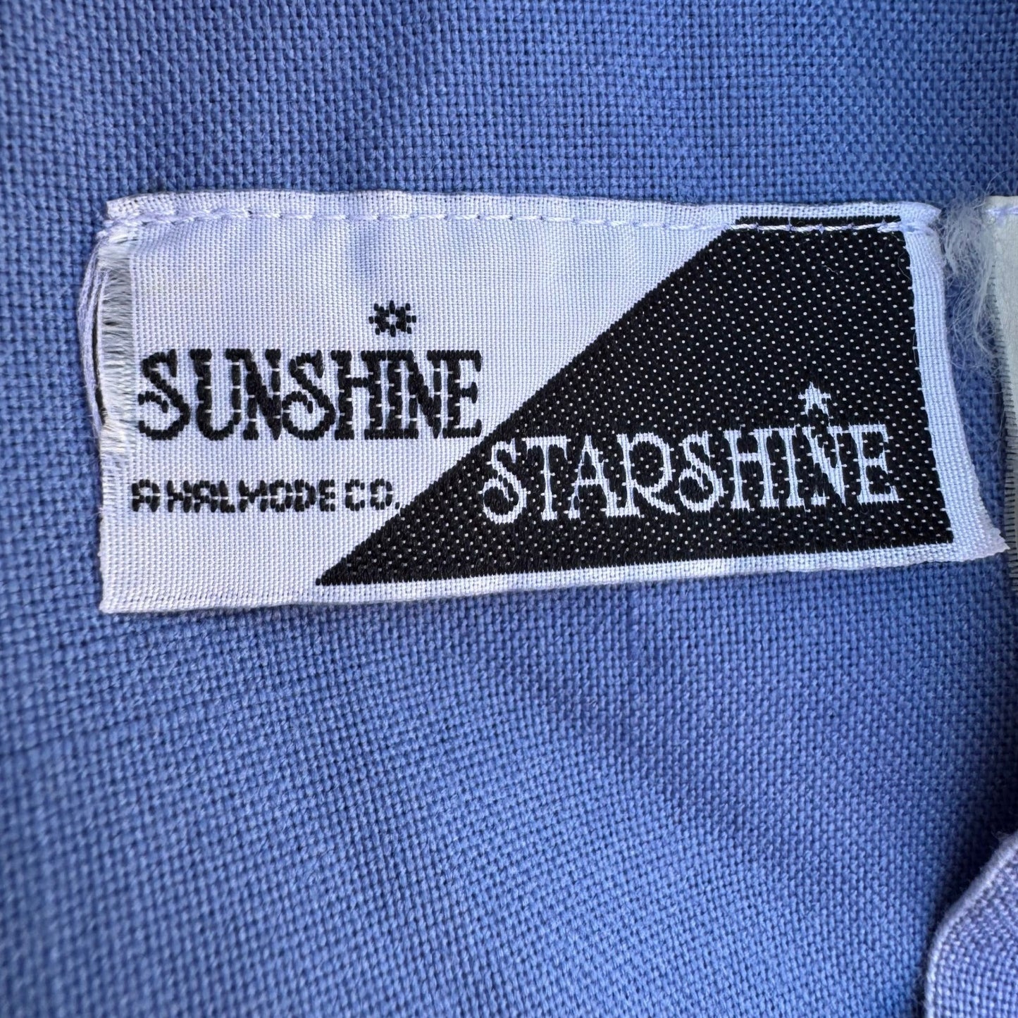 Sunshine Starshine Vintage 80s Retro Nautical Skirt Suit Striped Trim Blue 8