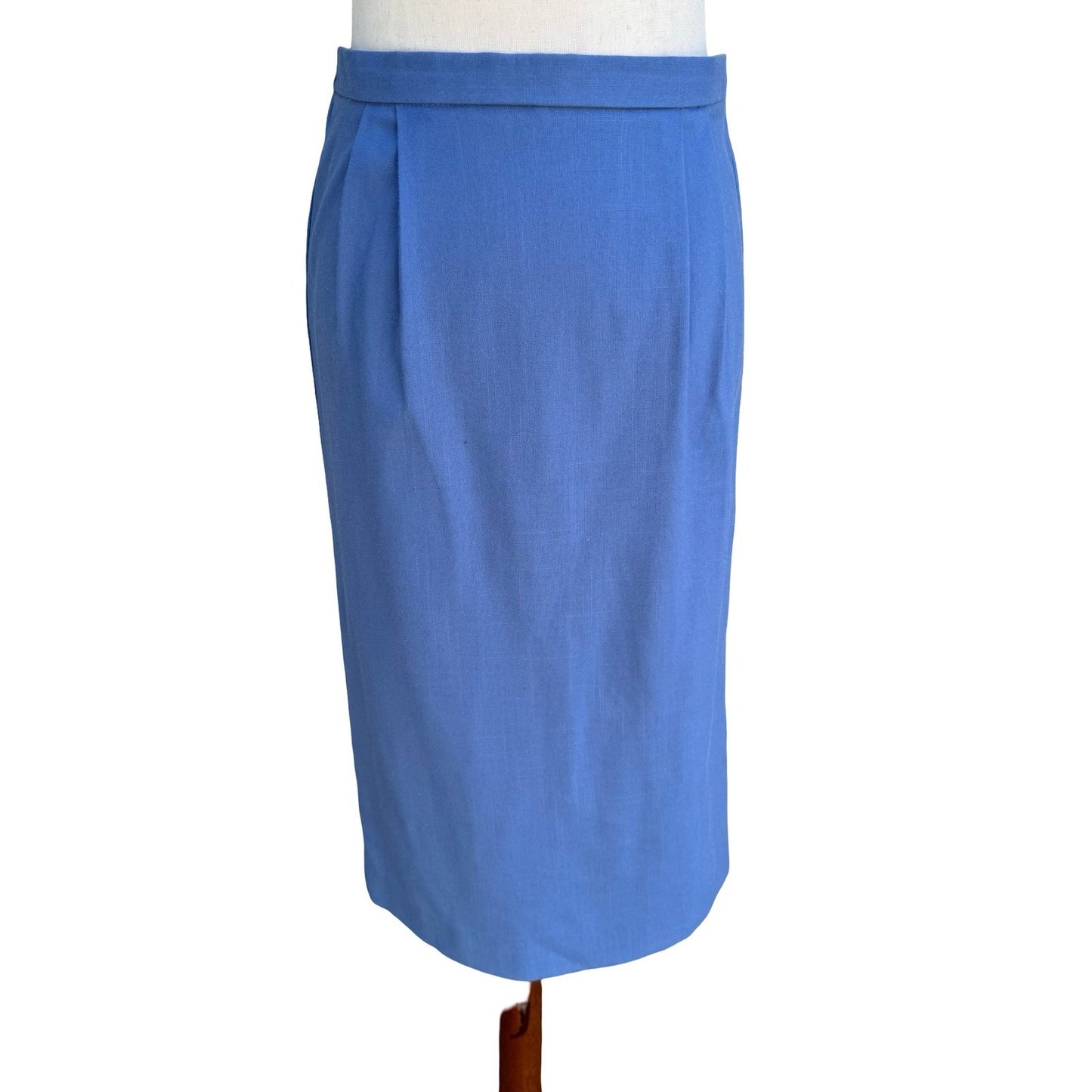 Sunshine Starshine Vintage 80s Retro Nautical Skirt Suit Striped Trim Blue 8