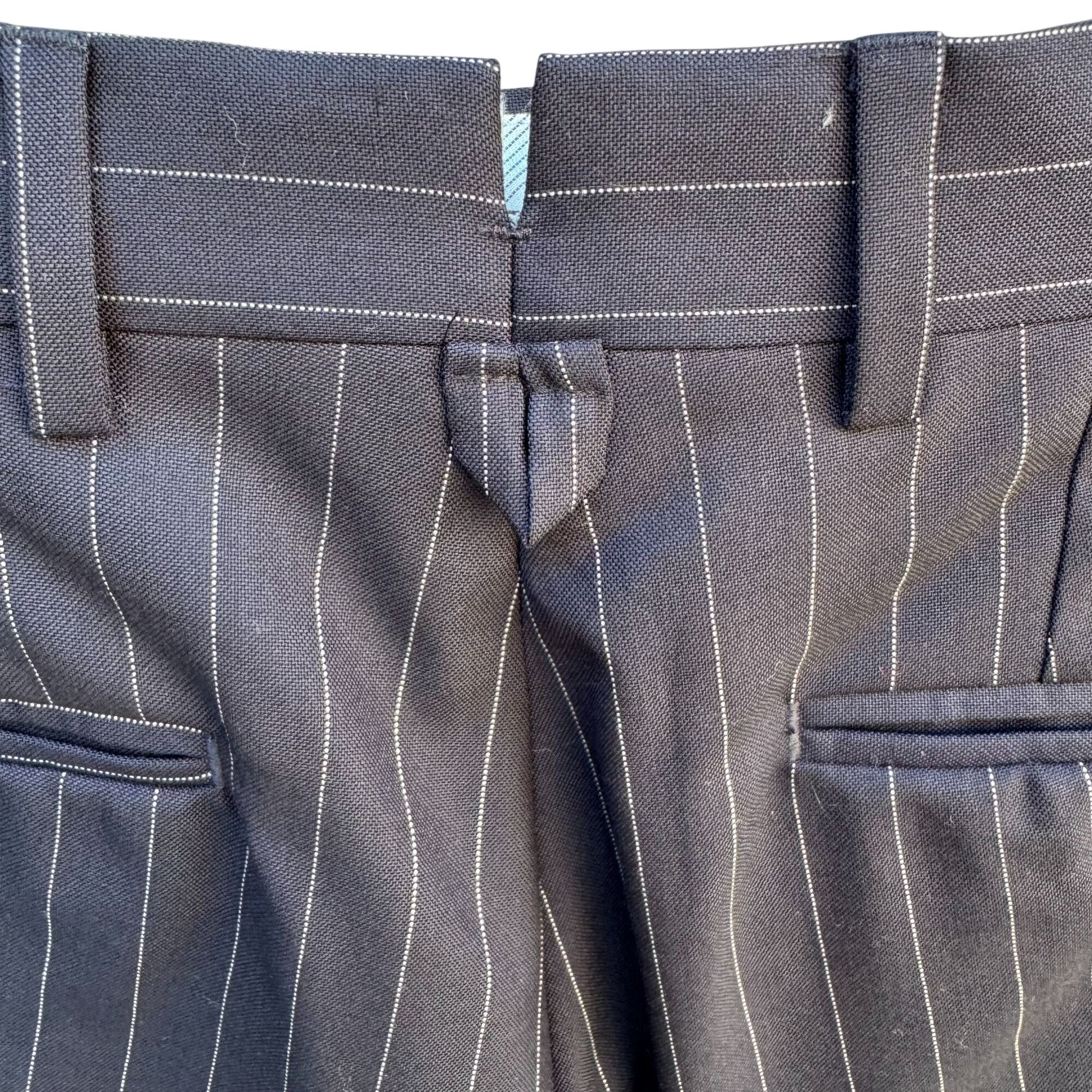 Brooks Brothers Black Fleece 1818 Thom Brown Italian Wool Mens Pinstripe Suit