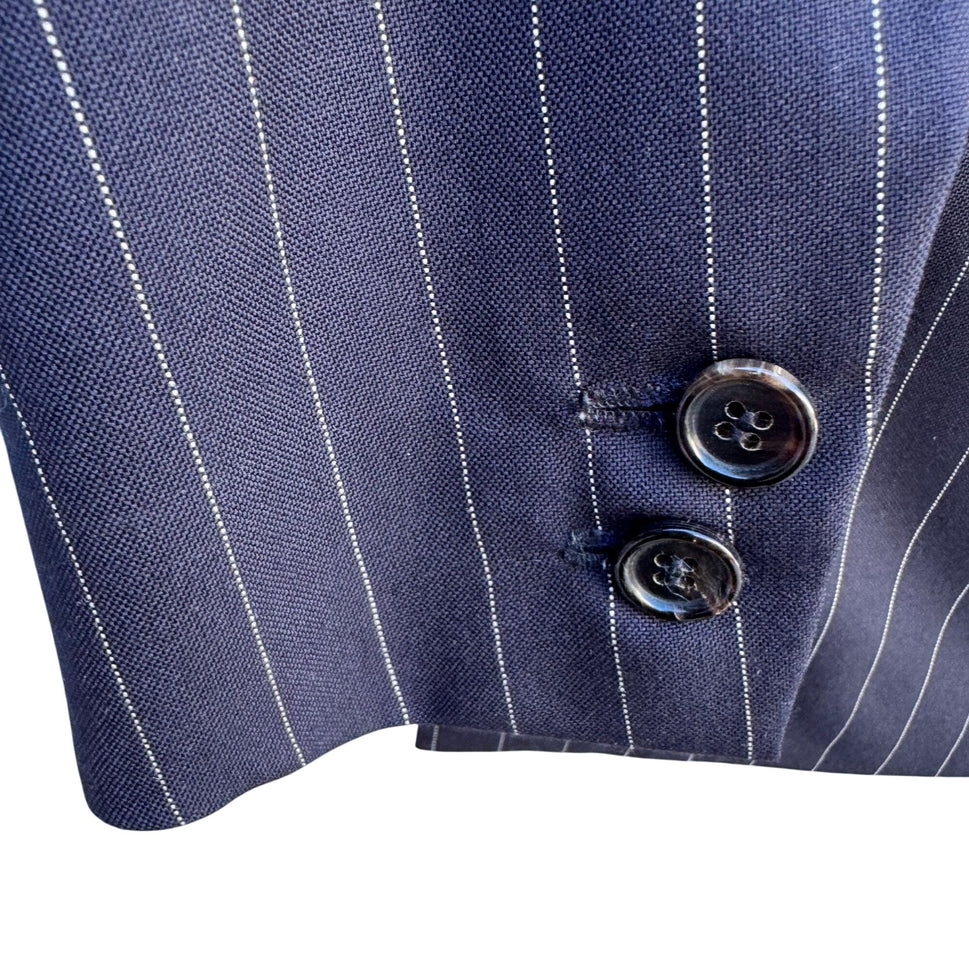 Brooks Brothers Black Fleece 1818 Thom Brown Italian Wool Mens Pinstripe Suit