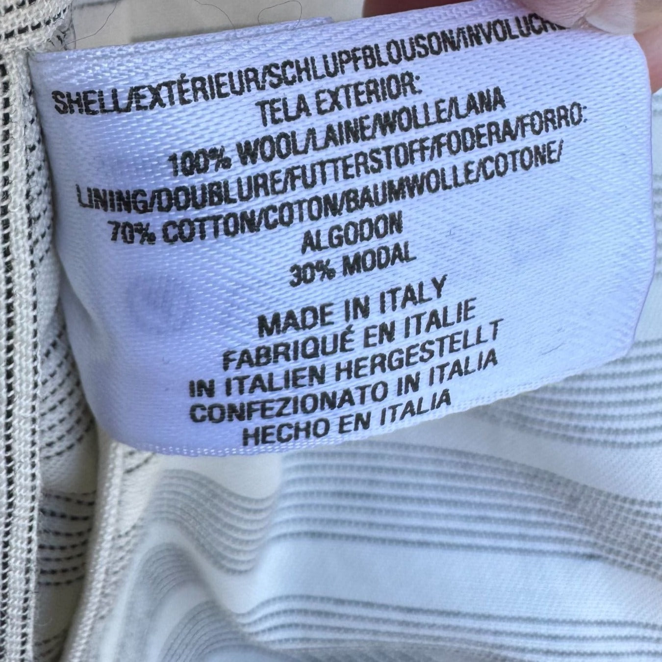 Brooks Brothers Black Fleece 1818 Thom Brown Italian Wool Mens Pinstripe Suit