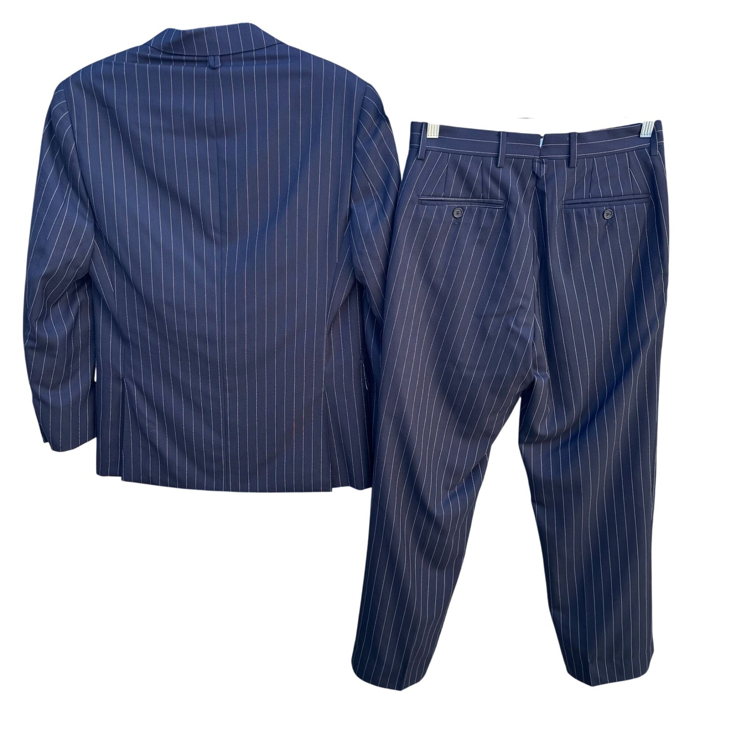 Brooks Brothers Black Fleece 1818 Thom Brown Italian Wool Mens Pinstripe Suit