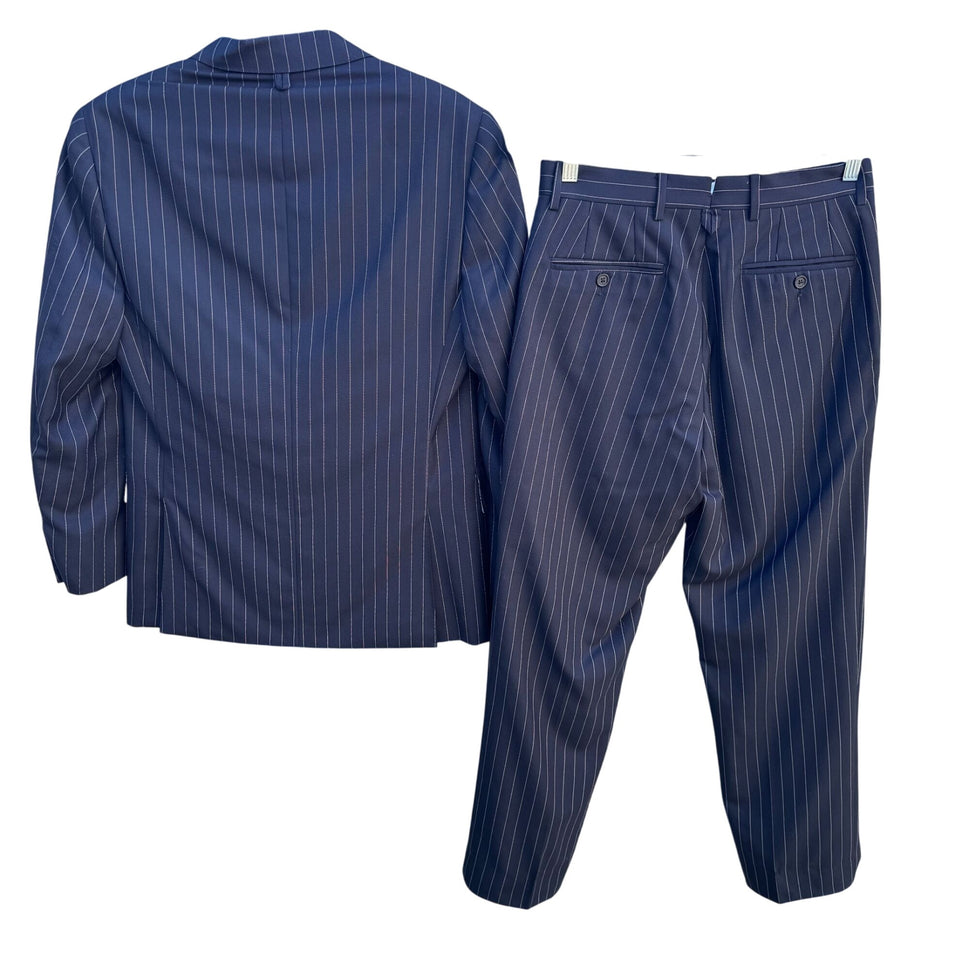 Brooks Brothers Black Fleece 1818 Thom Brown Italian Wool Mens Pinstripe Suit