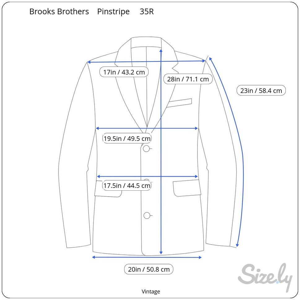 Brooks Brothers Black Fleece 1818 Thom Brown Italian Wool Mens Pinstripe Suit