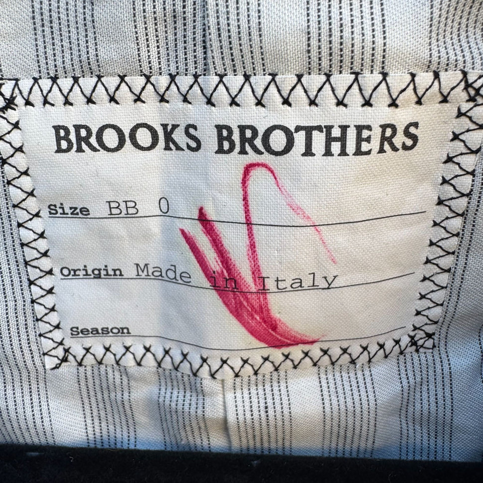 Brooks Brothers Black Fleece 1818 Thom Brown Italian Wool Mens Pinstripe Suit