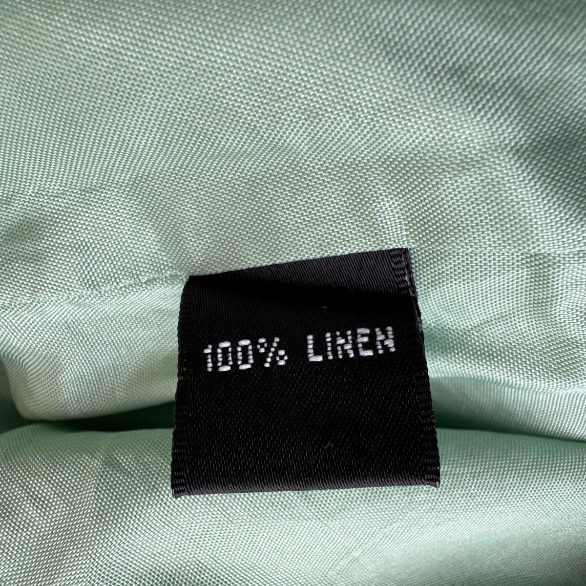 Ellen Tracy Linen Lagenlook Minimalist Drawstring Coastal Crop Wide Leg Pants L