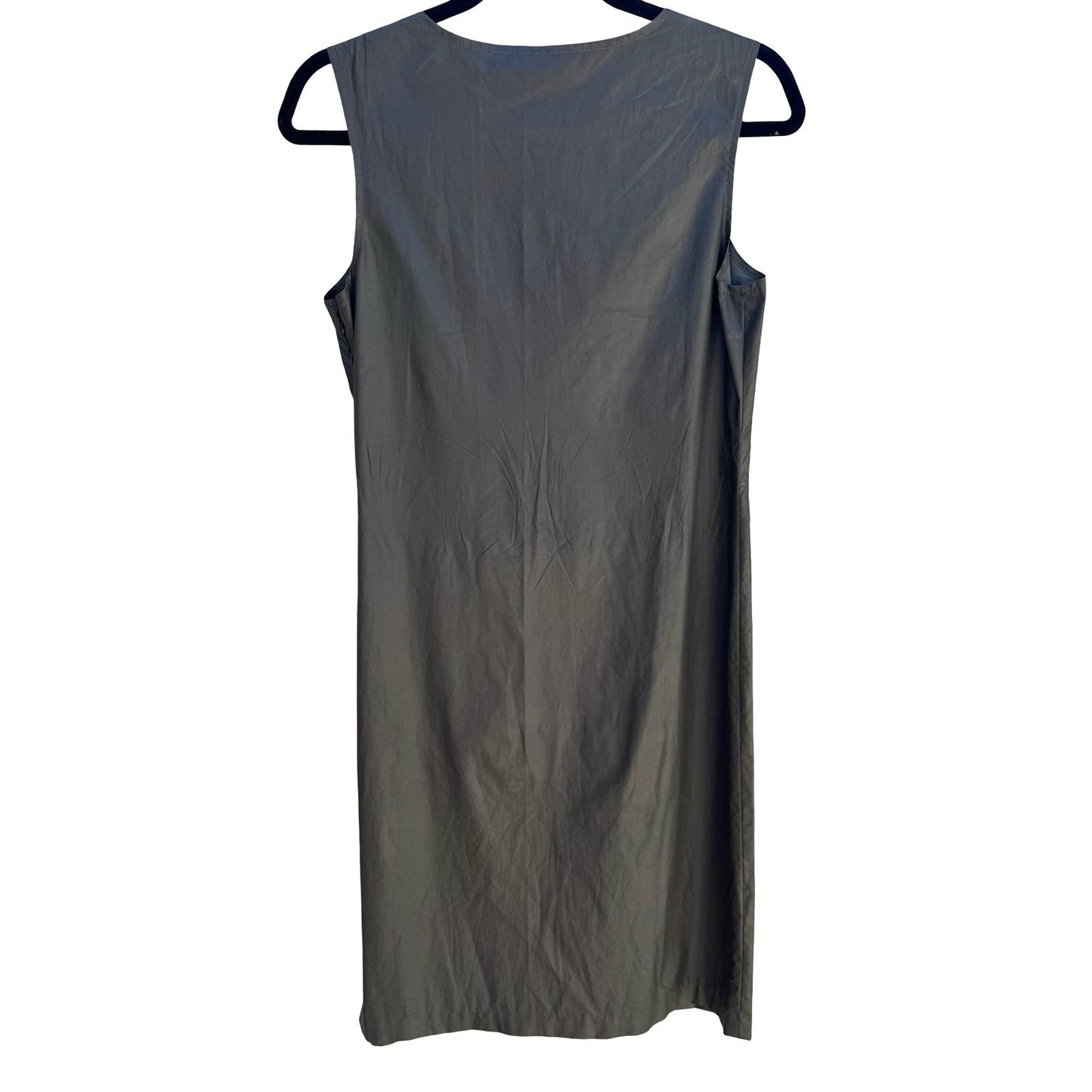 Cynthia Rowley Minimalist Utility Earthy Sleek Modernist Shift Dress Green 4