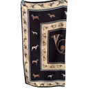 Switch Vintage Equestrian Hand Sewn Square Scarf Horse Hunting Horns Dogs Old Money OS 2 image