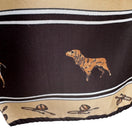 Switch Vintage Equestrian Hand Sewn Square Scarf Horse Hunting Horns Dogs Old Money OS 3 image