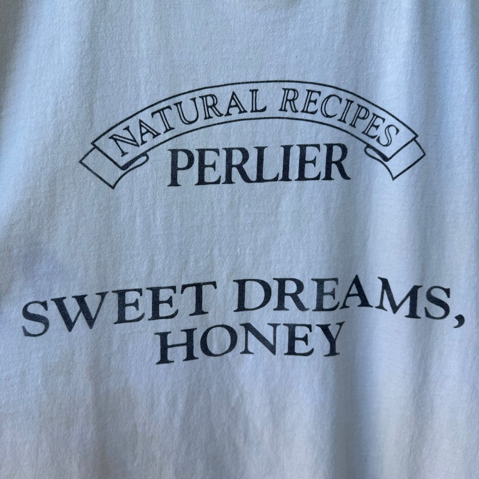 Perlier Natural Recipes Sweet Dreams Honey Graphic T-Shirt Off White Cotton Tee
