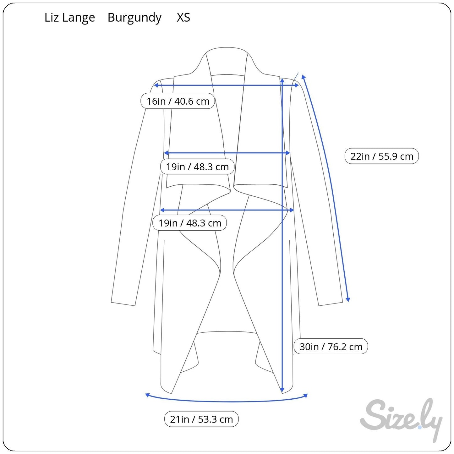 Liz Lange Herringbone Chevron Open Front Cardigan Jacket Herringbone Burgundy XS