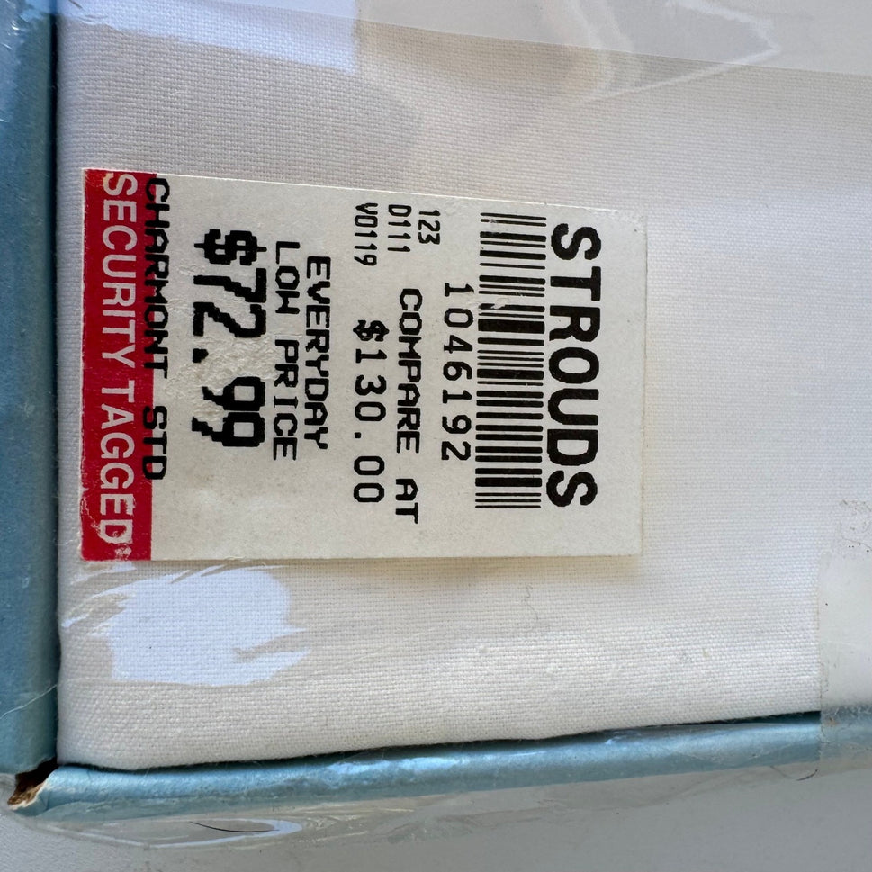D. Porthault Dan River Chaumont Embroidered Pillowcase Set Cream Standard Size