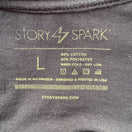 Switch Story Spark Meet &amp; Greet Kaiju Godzilla Robot Fist Bump Graphic Tee Shirt Mens L 2 image