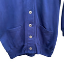 Switch Carreau Vintage Womens Oversized Navy Cardigan Sweater Button-Up Pockets L/XL 3 image