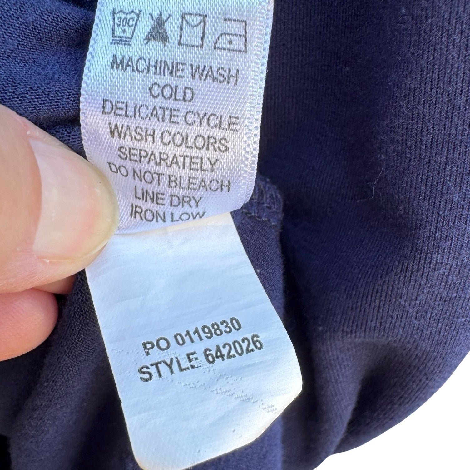 TravelSmith Minmalist Layering Open Front Draped Cardigan Shawl Collar Blue L