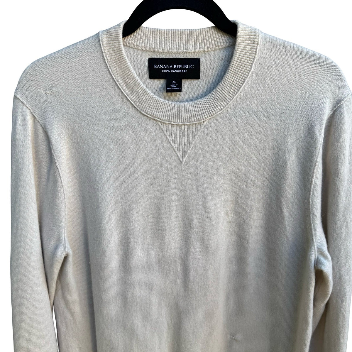 Banana Republic 100% Cashmere Quiet Luxury Preppy Minimalist Sweater Mens M