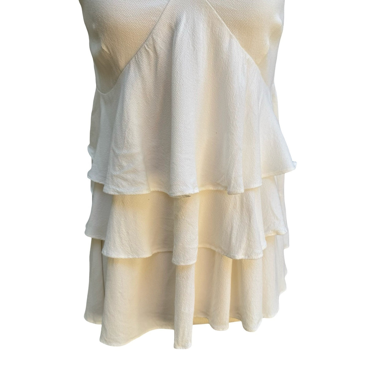 Avec Les Filles Coquette Cottagecore Boho Feminine Tiered Ruffle Cami Top S