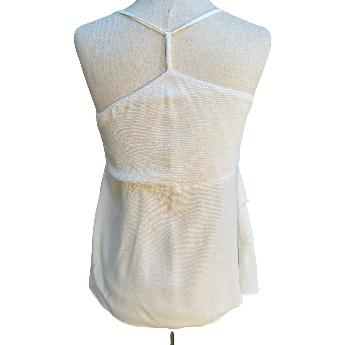 Avec Les Filles Coquette Cottagecore Boho Feminine Tiered Ruffle Cami Top S