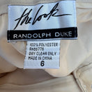Switch Randolph Duke The Look Stone Beige Pleated Straight Leg Trousers Womens 6 NEW 2 image