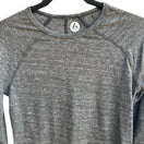 Switch American Giant Athleisure Minimalist Sustainable Raglan Long Sleeve Tee Grey M 3 image