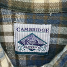Switch Cambridge Classics Vintage Mens L Plaid Button-Up Shirt Flannel Long Sleeve 2 image