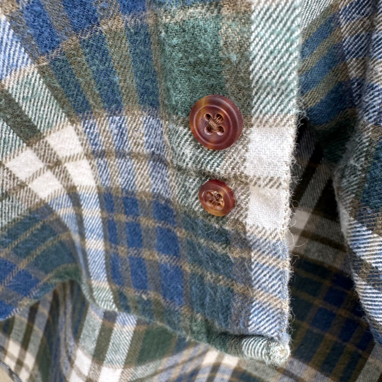 Cambridge Classics Vintage Mens L Plaid Button-Up Shirt Flannel Long Sleeve