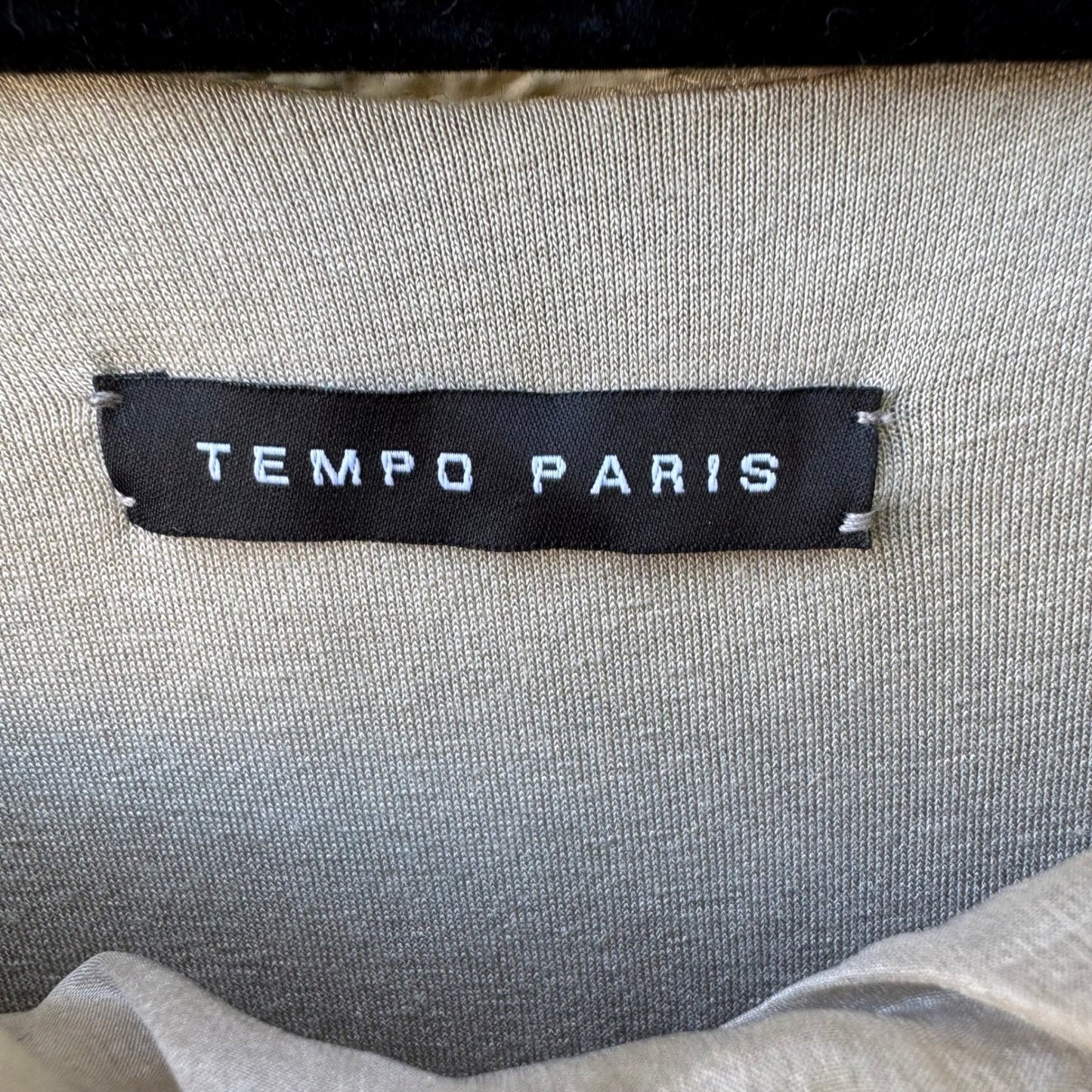 Tempo Paris Silk Lagenlook Boho Fairycore Ethereal Cowl Neck Bubble Hem Blouse M