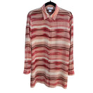 Switch Randolph Duke The Look Sheer Silk Striped Button-Up Shirt &amp; Sleeveless Top Set 6 2 image